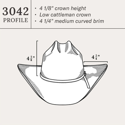 Fairfax 10X Straw Cowboy Hat Natural - Stetson