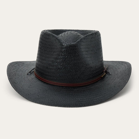 Belgrade Straw Outdoor Hat Black - Stetson