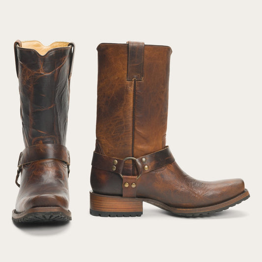 Heritage Harness Boots Waxed Brown - Stetson