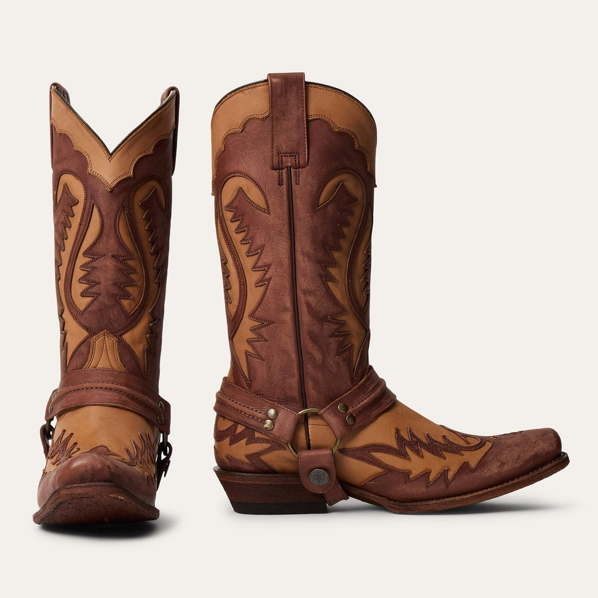 Outlaw Harness Boot Tan - Stetson