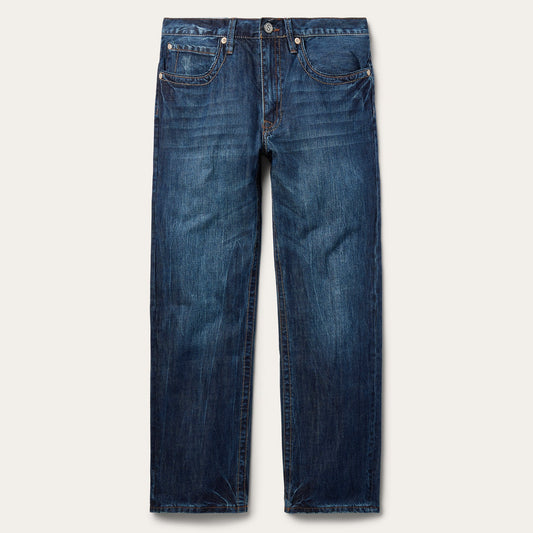 1520 Medium-Rise Bootcut Jeans Dark Blue - Stetson
