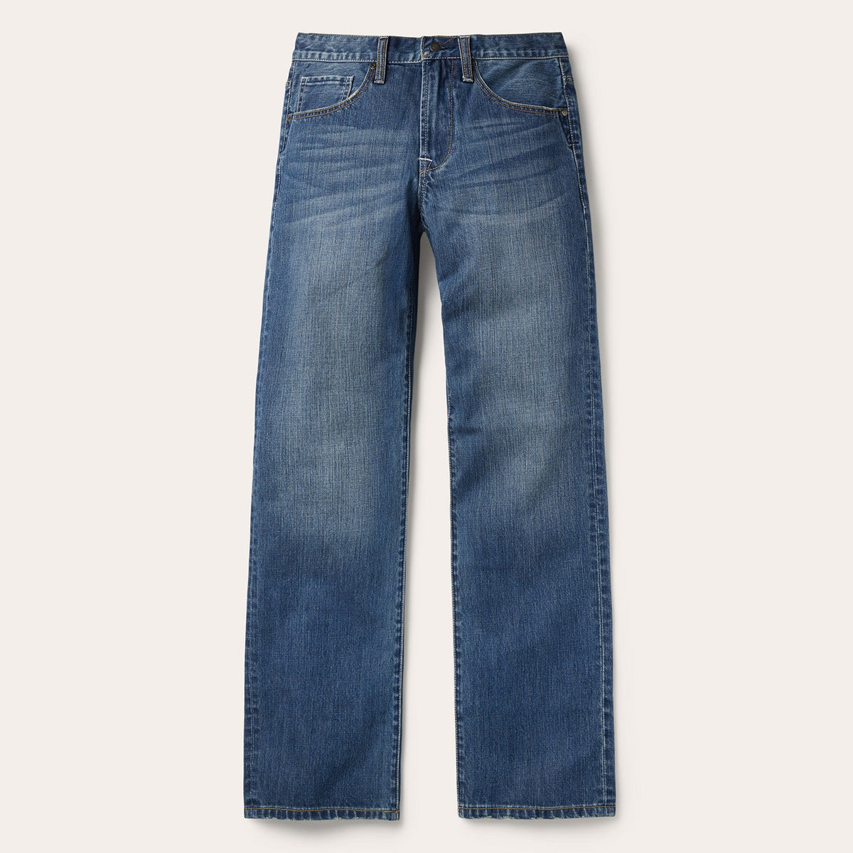 1312 Low-Rise Bootcut Jeans Medium Blue - Stetson