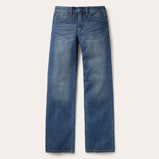 1312 Low-Rise Bootcut Jeans Medium Blue - Stetson