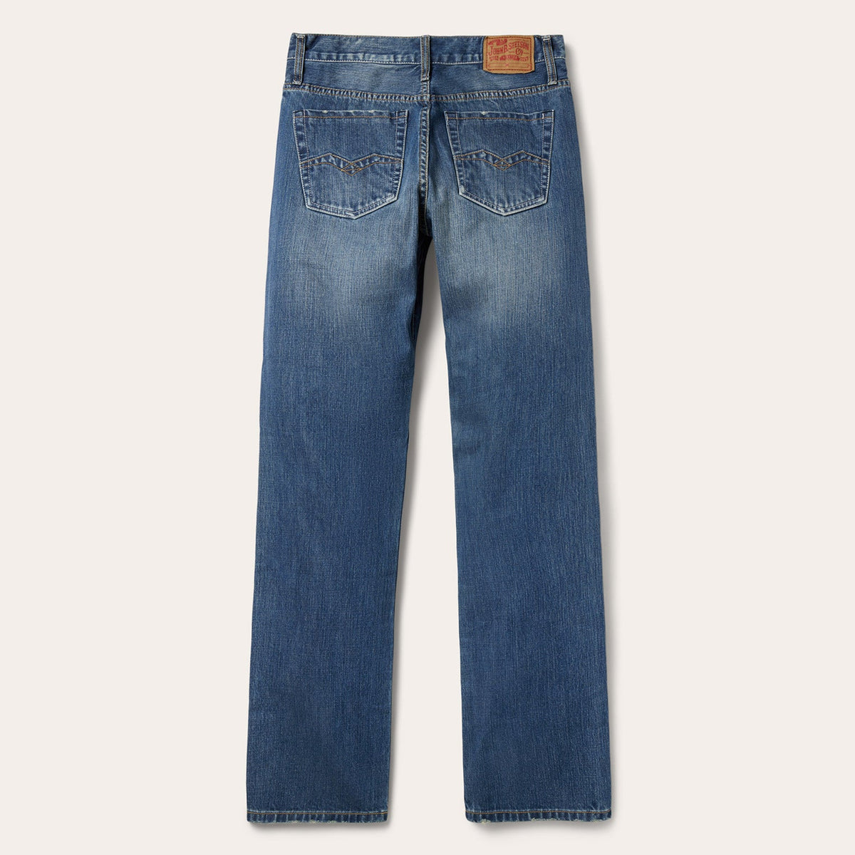 1312 Low-Rise Bootcut Jeans Medium Blue - Stetson