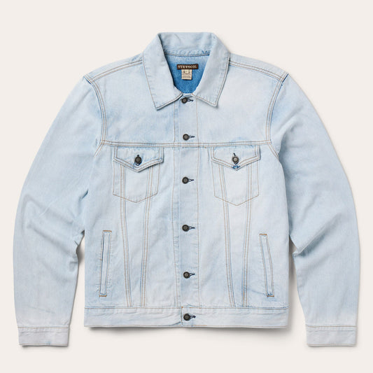 Light Denim Trucker Jacket Blue - Stetson