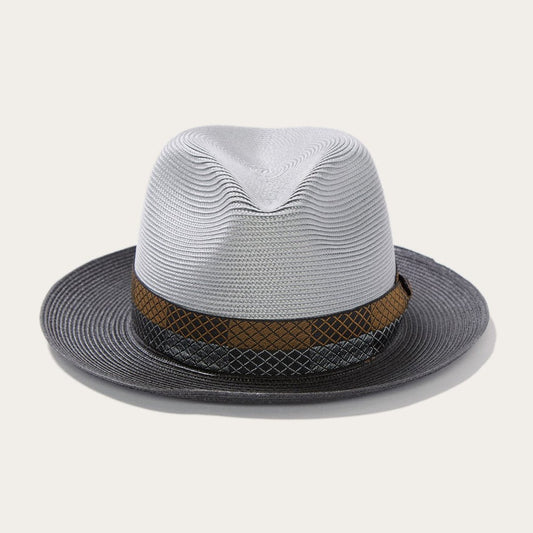 Andover Milan Fedora Grey Black - Stetson