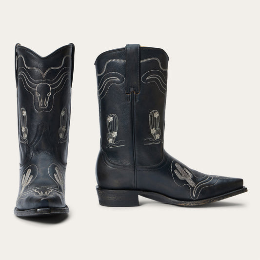Sedona Snip Boots Black - Stetson