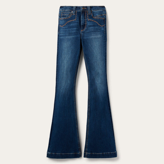 921 High-Rise Flare Jeans Medium Dark - Stetson