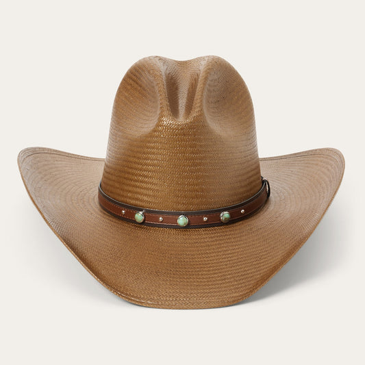 Bellmont Straw Cowboy Hat Cognac - Stetson