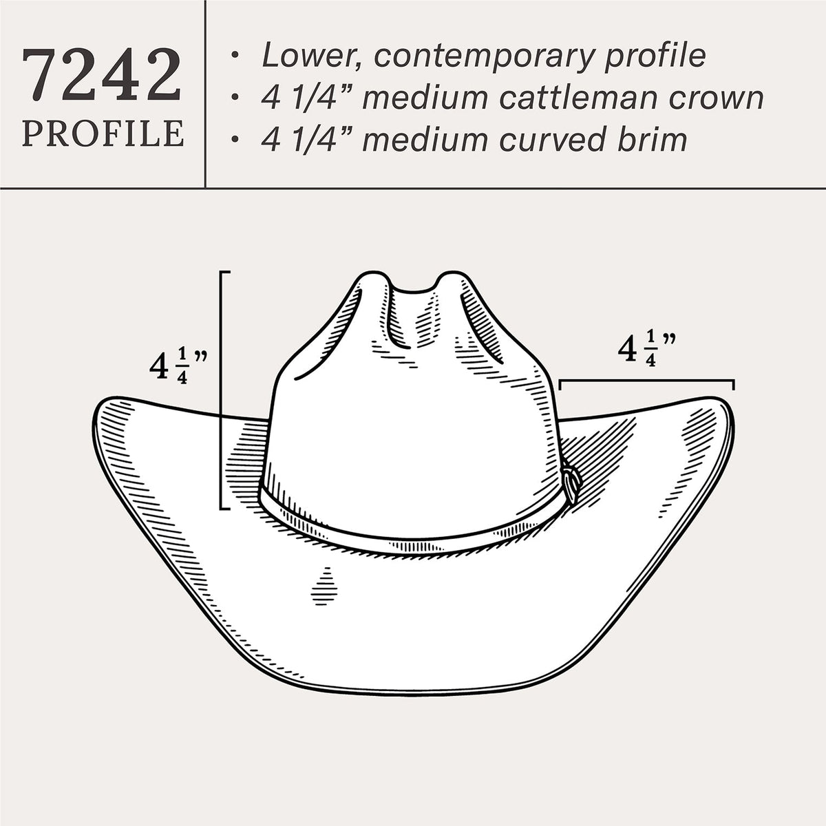 Skyline 7242 6X Cowboy Hat Black - Stetson