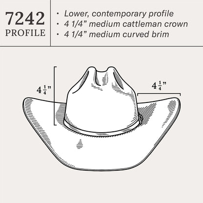 Skyline 7242 6X Cowboy Hat Black - Stetson