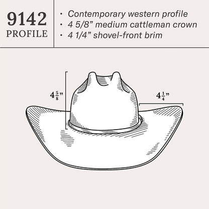 Acoustic 6X Cowboy Hat Driftwood - Stetson